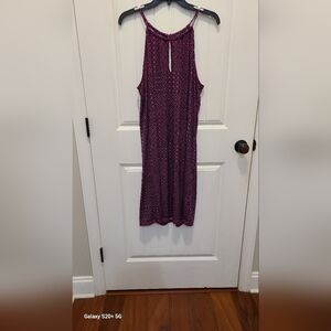 Purple Sleeveless Dress